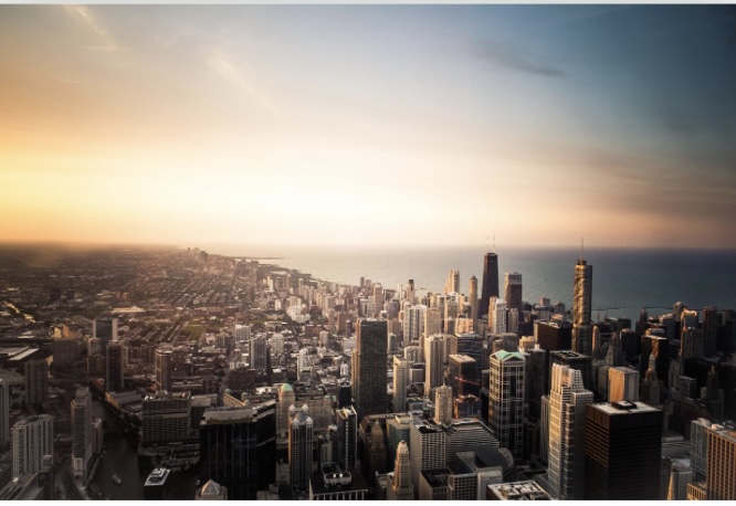 City skyline representing financial growth